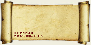 Janko Cimbaljević vizit kartica